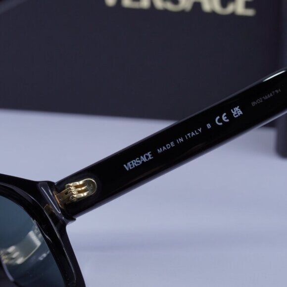Versace VE4486 GB1/87 Square Sunglasses – Black/Grey - Picture 8 of 10